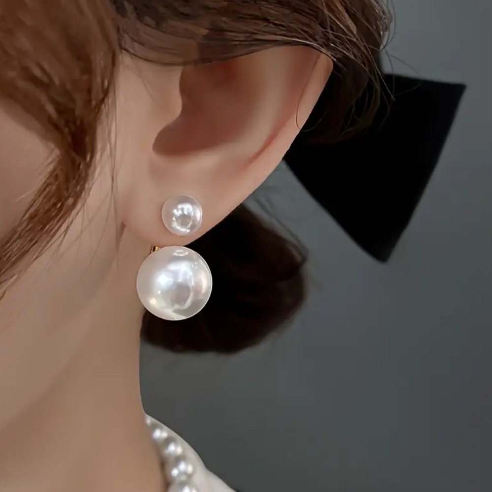 Sterling Silver Pearl Drop Earrings